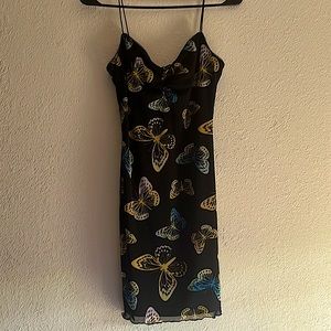 Cute butterfly mini dress